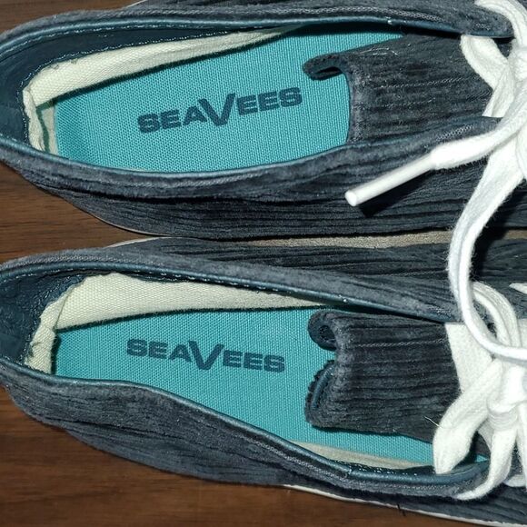 SeaVees Maslon Desert Boot Womens Size 9 Navy Blue Corduroy - Picture 6 of 8